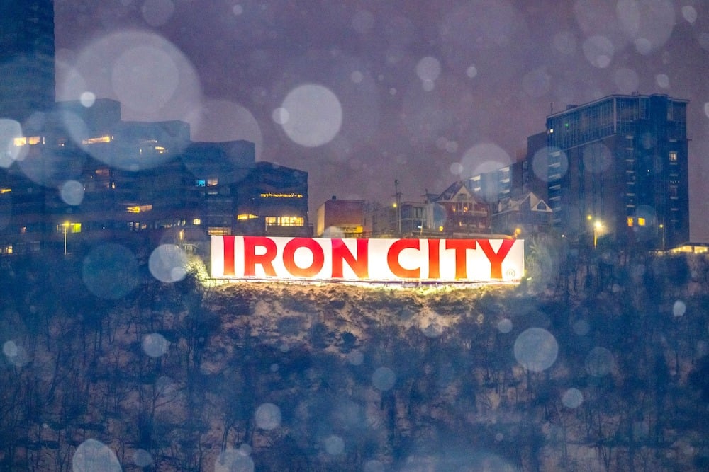 Iron City Beer Sign Dave Dicello